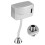 Exposed Wall Mounted Urinal Flush Valve Automatic Sensor 6V DC 14