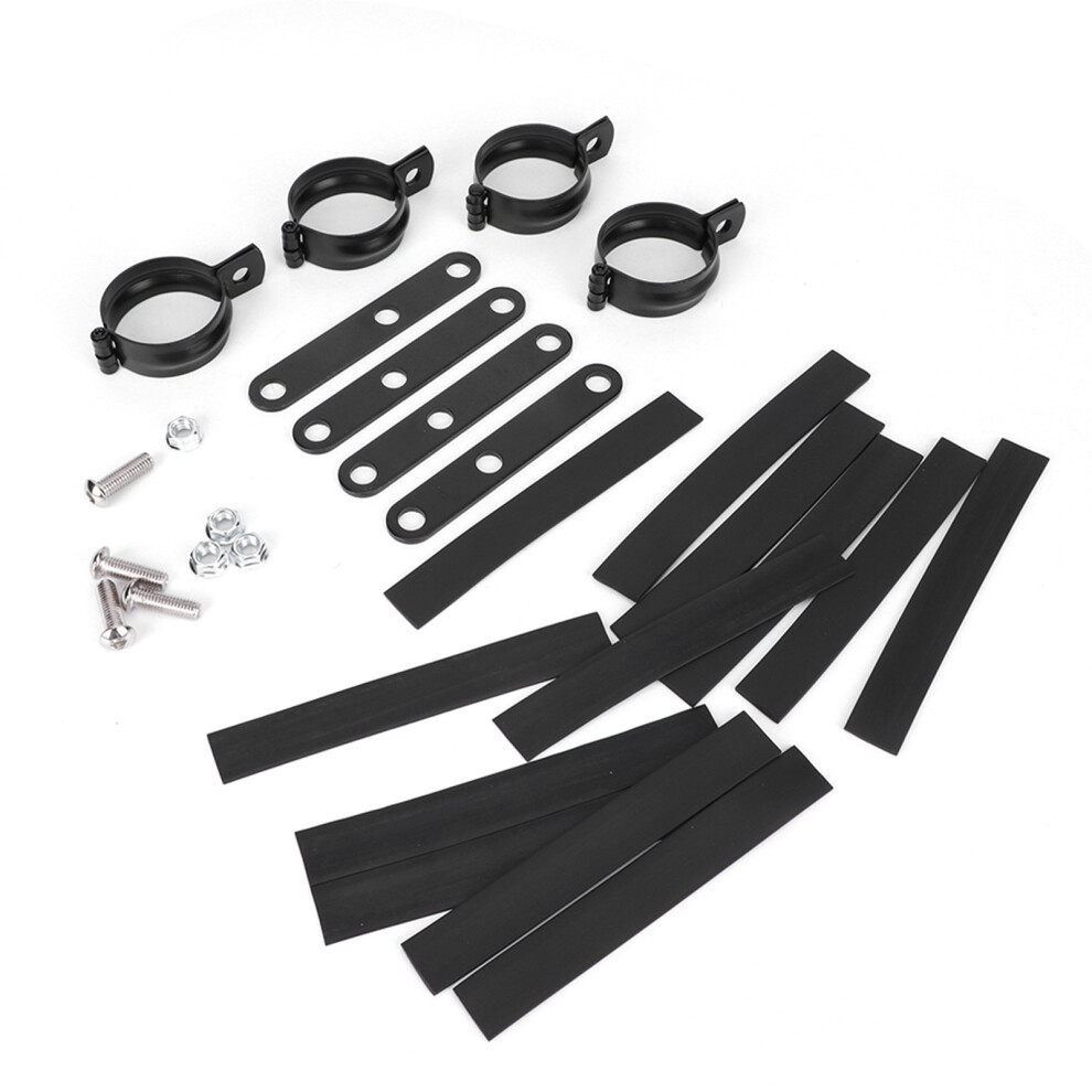 Motorcycle Headlight Bracket Fork Mounting Black 9121376669408