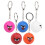5pcs Golf Practice Balls with Keychain Sports 4