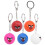 5pcs Golf Practice Balls with Keychain Sports 5