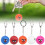 5pcs Golf Practice Balls with Keychain Sports 10