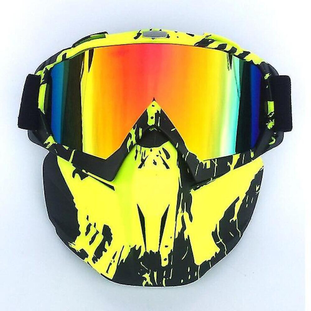 Professional Riding Ski Snowboard Snowmobile Eyewear Mask Snow Winter Skiing Ski Anti-uv Waterproof Glasses Motocross Sunglasses-image-OPC-PJMFB79-NEW