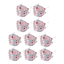 10/50pcs Mascarillas Adult Disposable Masks Women Cartoon Printed Kawaii Face Mask 4ply Filters Non Woven Fish Masks Halloween10pcs