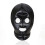 Adjustable Leather Lacing Hood Mask for Halloween 1