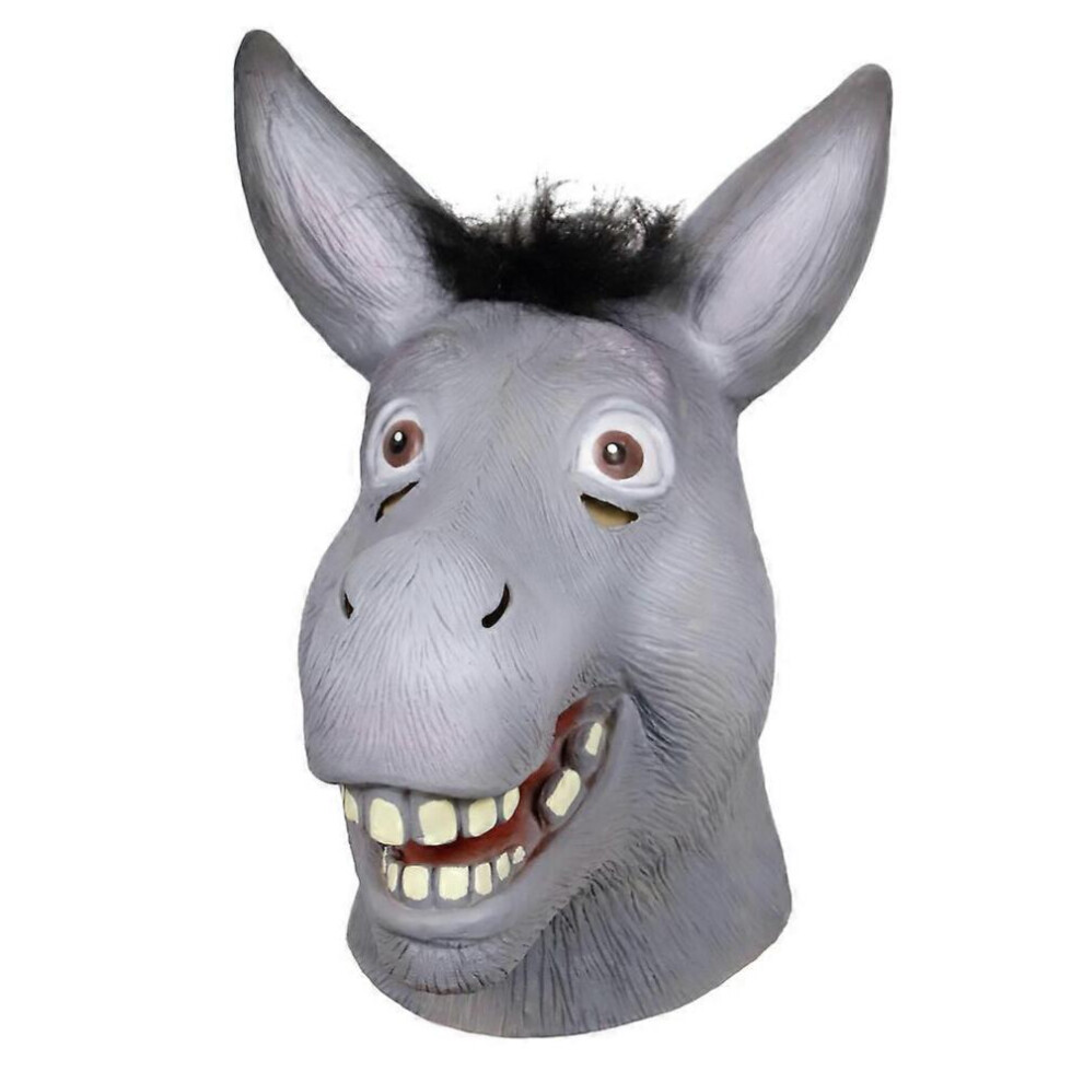 Donkey Mask Latex Full Face Cover Party Costume Prop-image-OPC-PJMFCVZ-NEW