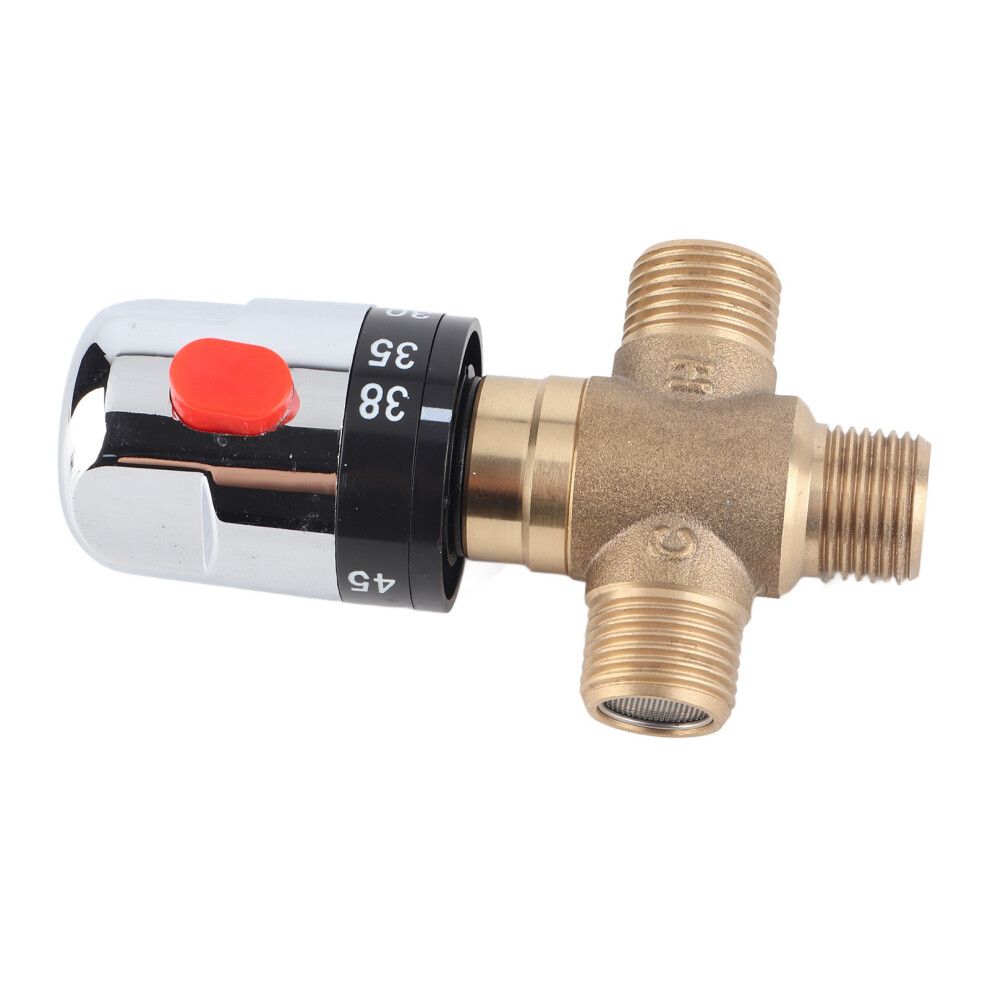 Prevent Scalding: 15Mm Brass Thermostatic Mixing Valve With Safety 9381341223749