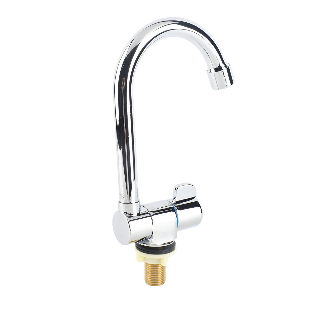 Space-Saving Rotating RV Faucet - Wall Mounted 180/360 Swivel-image-OPC-PJMFDBZ-NEW