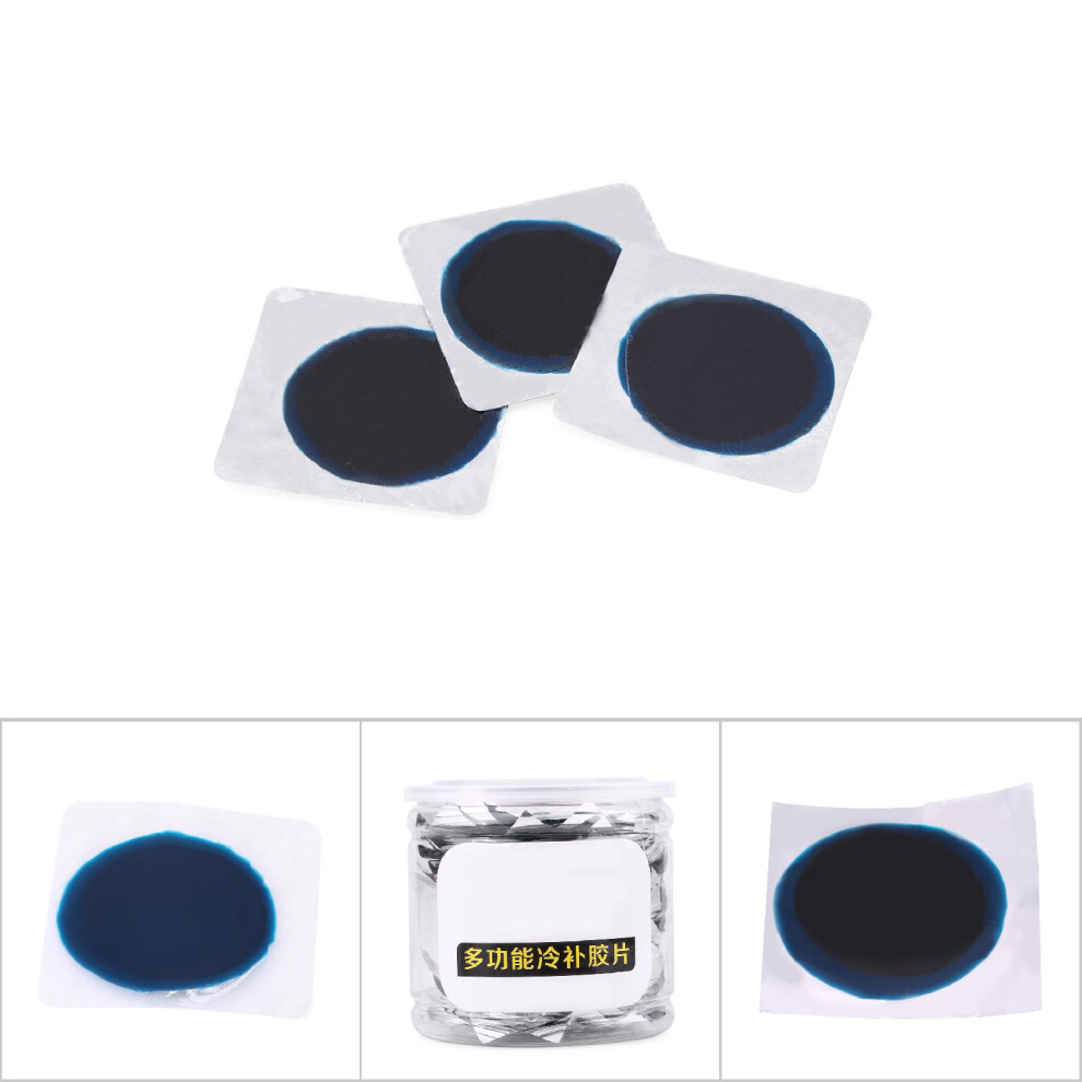 36Pcs Car Tire Repair Patches 75Mm Natural Rubber Cold Tubeless Sealant 6911341226575