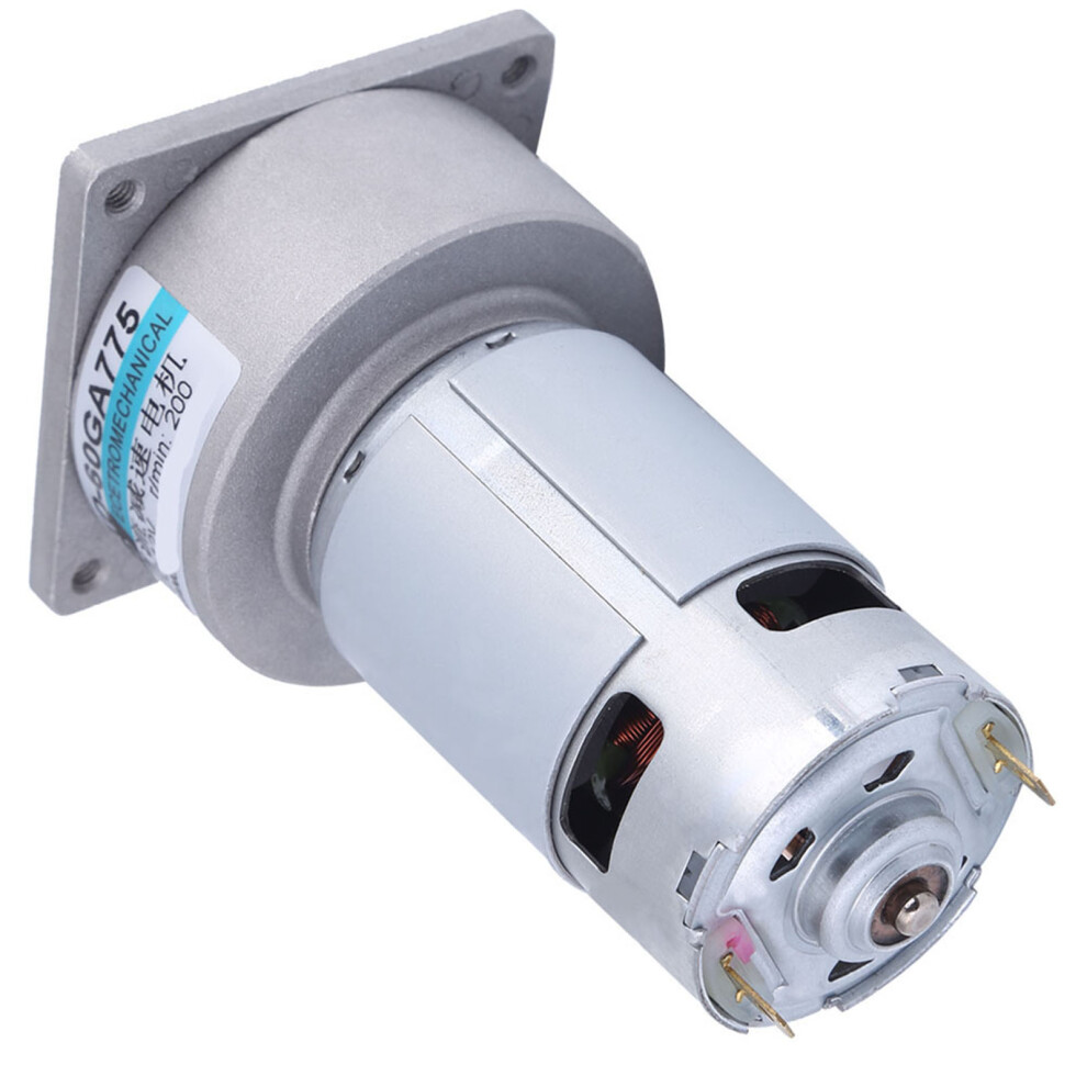 Durable Micro Gear Motor 60Ga775 Dc 12V 35W Large Torque Adjustable Speed 7641341227164