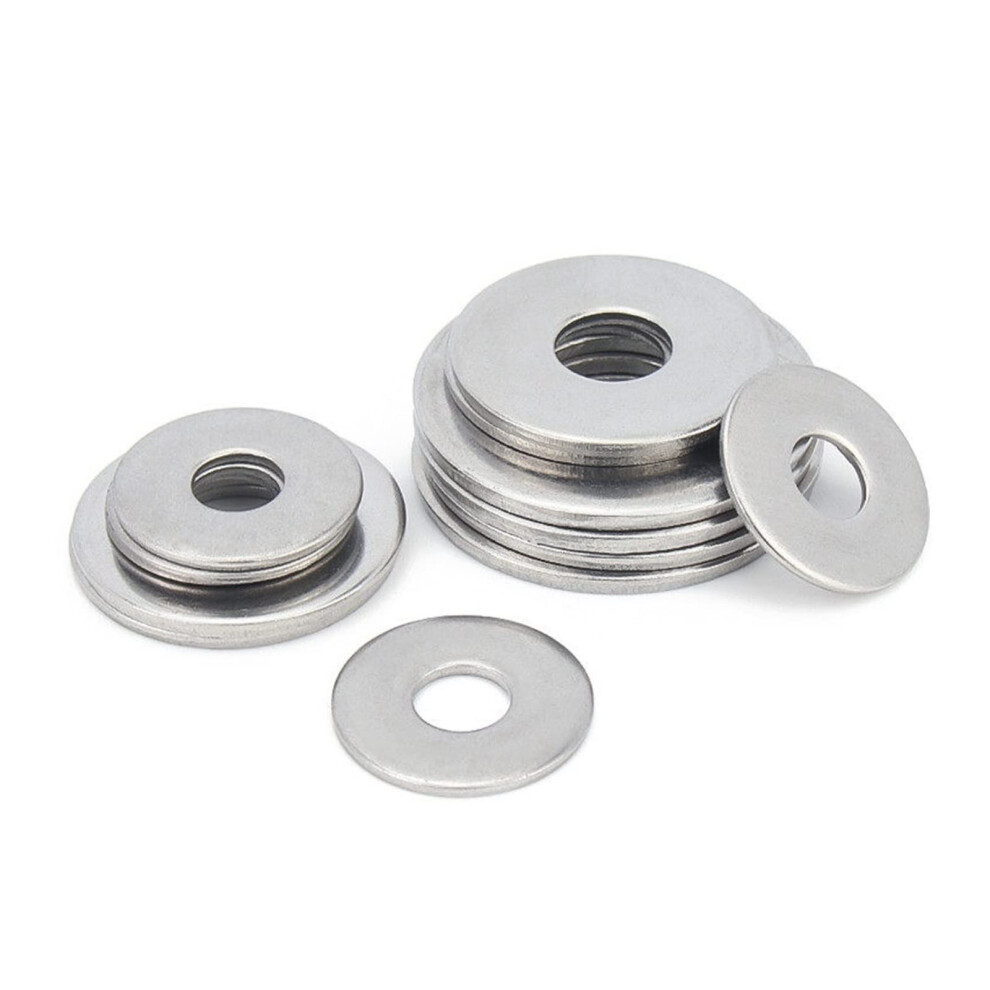 M2 M2.5 M3 M4 M5 M6 M8 M10 M12 M20 DIN125 304 A2-70 Stainless Steel Flat Washers 10pcs Hardware Accessories-image-OPC-PJMFDPQ-NEW