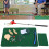Indoor Mini Golfing Game Kit Golf Set Toy with 12