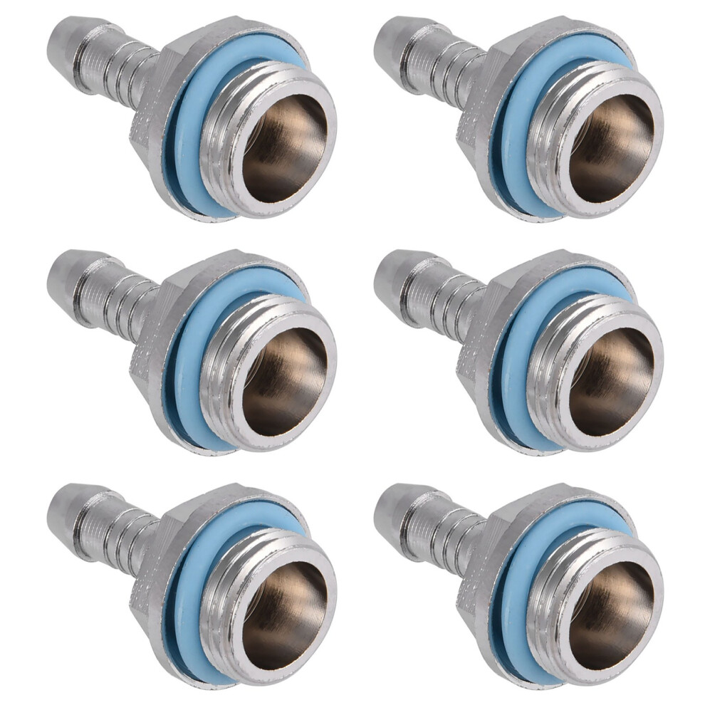 Water Cooling G1/4 Connectors - 6 Pcs For 7.5Mm Tubes Compact Design 9471341227851