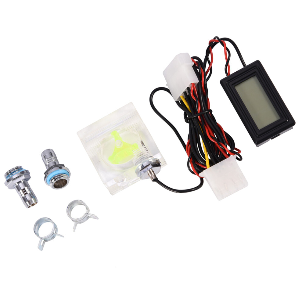 Water Cooling System Kit For Pc With Digital Thermometer & 3 Way Flow Meter 9491341228641