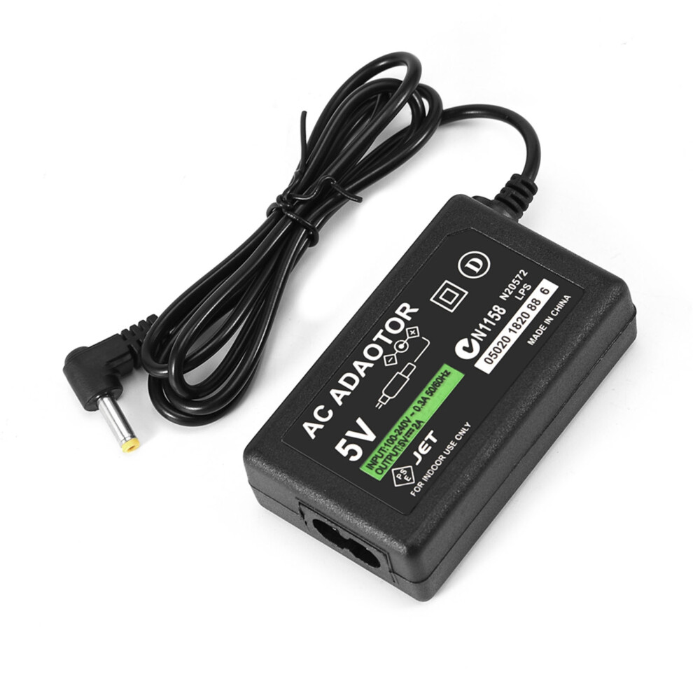 Compact Black Wall Charger AC Adapter for PSP 1000/2000/3000