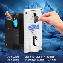 High-Precision CPU Coin Acceptor and Sorter for Arcade Game Machine 75mm Width