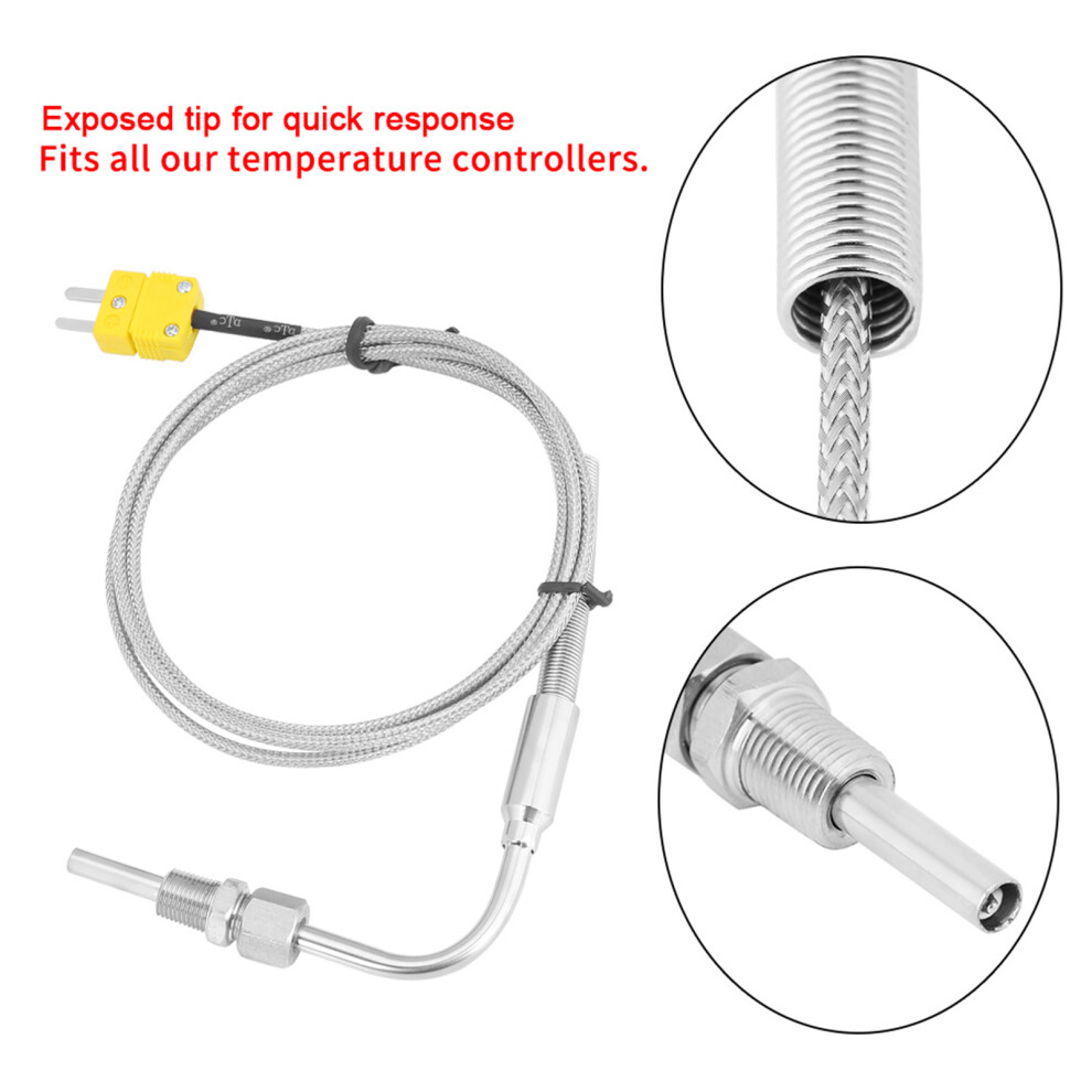 K Type Egt Thermocouple With Exposed Tip For Exhaust Gas Temp Measurement 6901341230115