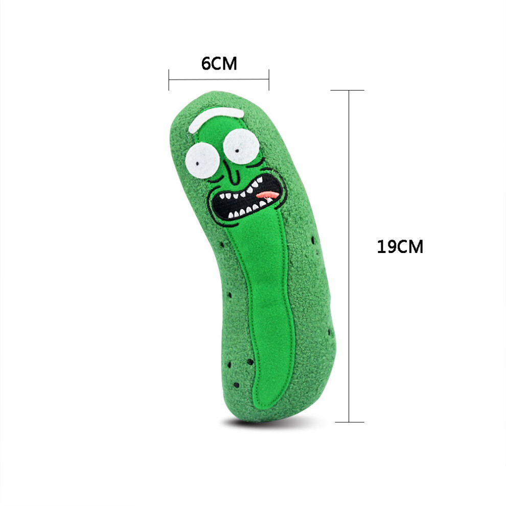 Vintage Material Plush Cucumber Rick - Perfect Pillow & Fun Gift