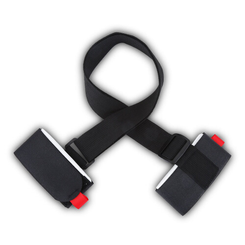 Cushioned Nylon Strap for Ski Boards & Poles Easy Hook & Loop
