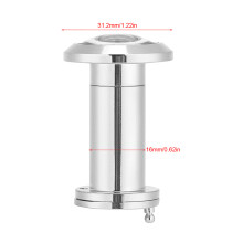 200 Wide Viewing Door Viewer with Privacy Cover, Bright Chrome