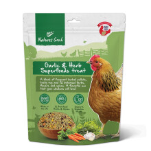 (8 x 600g) Natures Grub Poultry Garlic & Herb Superfoods Treat 600g