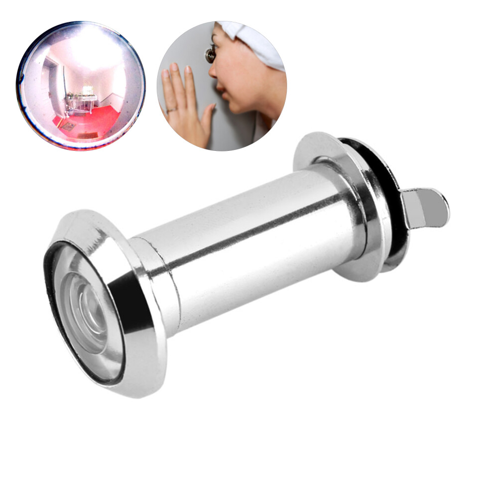 Durable 220 Degree Door Viewer With Privacy Cover Wide Viewing Angle Design 4901341232401