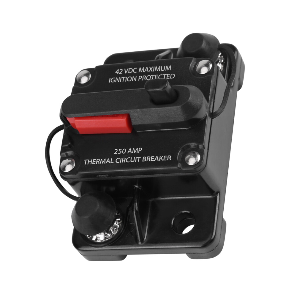 Dc12v-42V 250A Waterproof Car Stereo Inline Circuit Breaker, Manual Reset 9341341234169