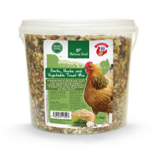 (1.2kg) Natures Grub Poultry Garlic, Herbs & Vegetable Treat Mix 1.2kg