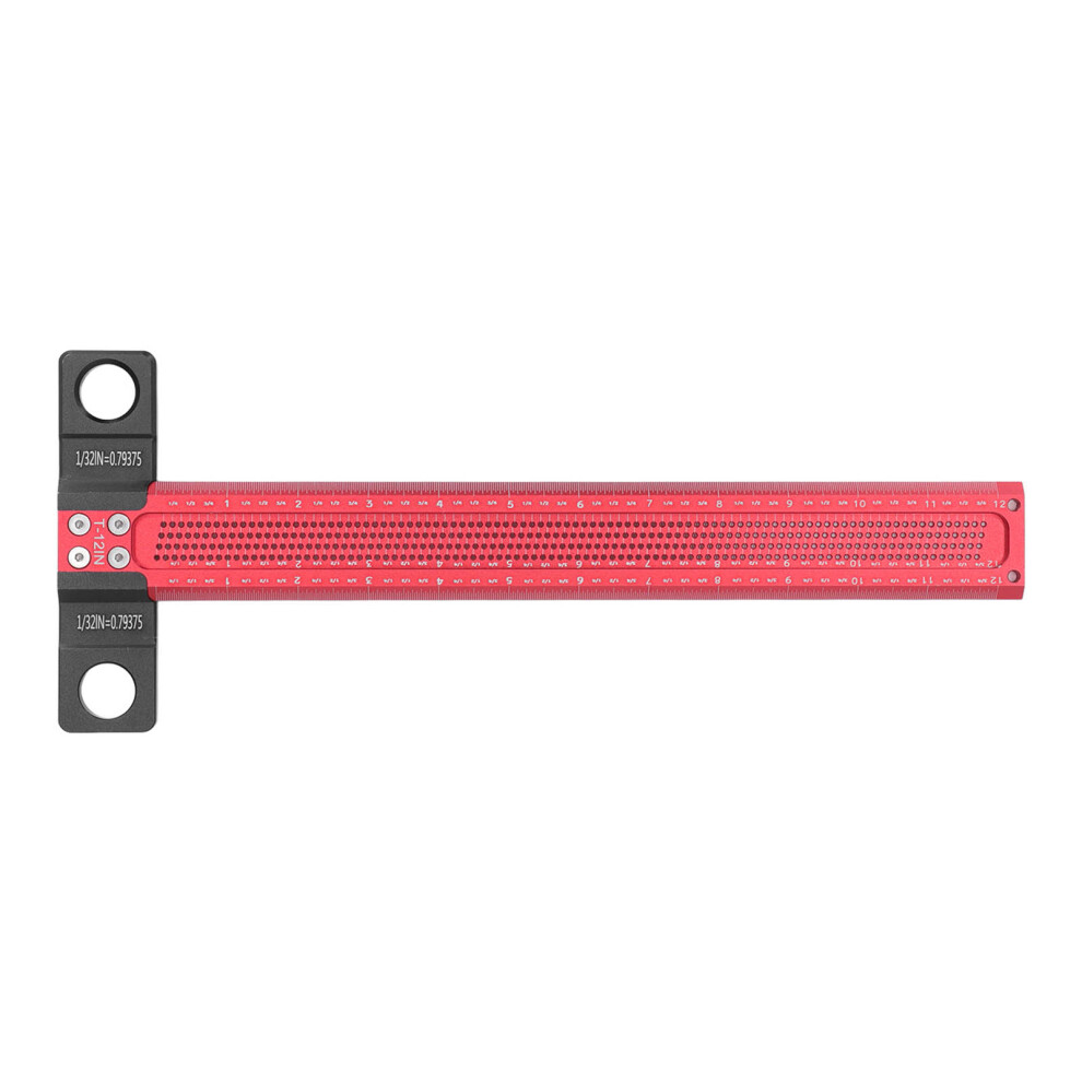 Woodworking Scriber T Square Ruler Metric Aluminum