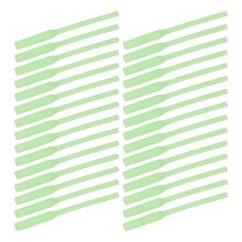 30 Stück Fischerei PVC Positionsröhrchen Leuchtend Weiche Wickelvorbeugung Tragbare Linienausrichtung Hülse für Nachtangeln