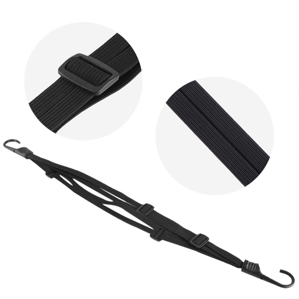 Bsddp Motorcycle Retractable Helmet Luggage Strap With 2 Hooks Elastic Rope 3561341237366