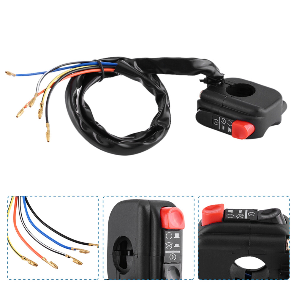 Universal 7/8Inch Handlebar Mount On Off Switch For Motorbikes 6931341237753