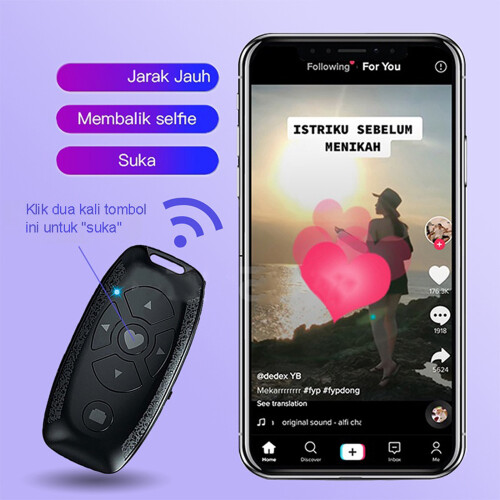 Bluetooth Remote for Photos & Video: Multifunctional Wireless Clicker 2