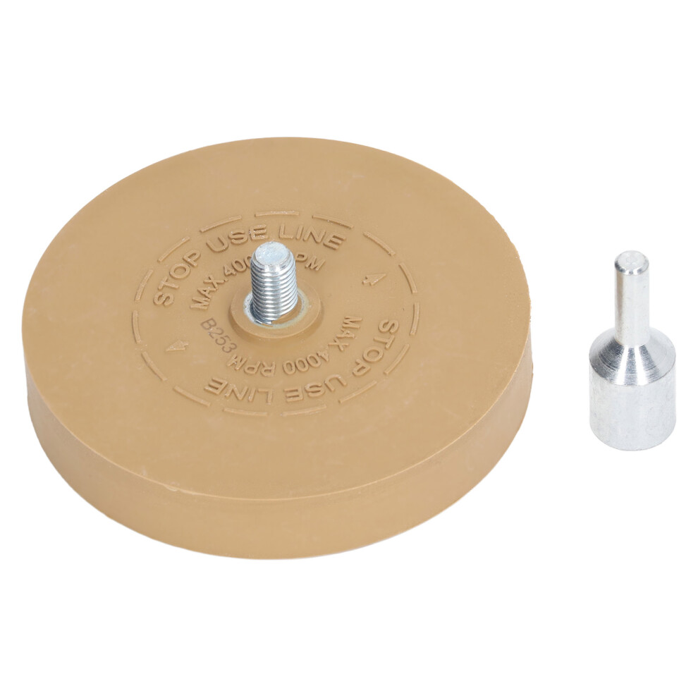 3.5In Rubber Eraser Wheel Pneumatic Adhesive 9121376672453