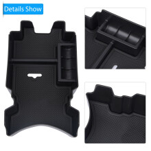 Schwarze Ablagebox für das zentrale Armaturenbrett für Honda Civic 10. Generation, 23,5134,7 cm