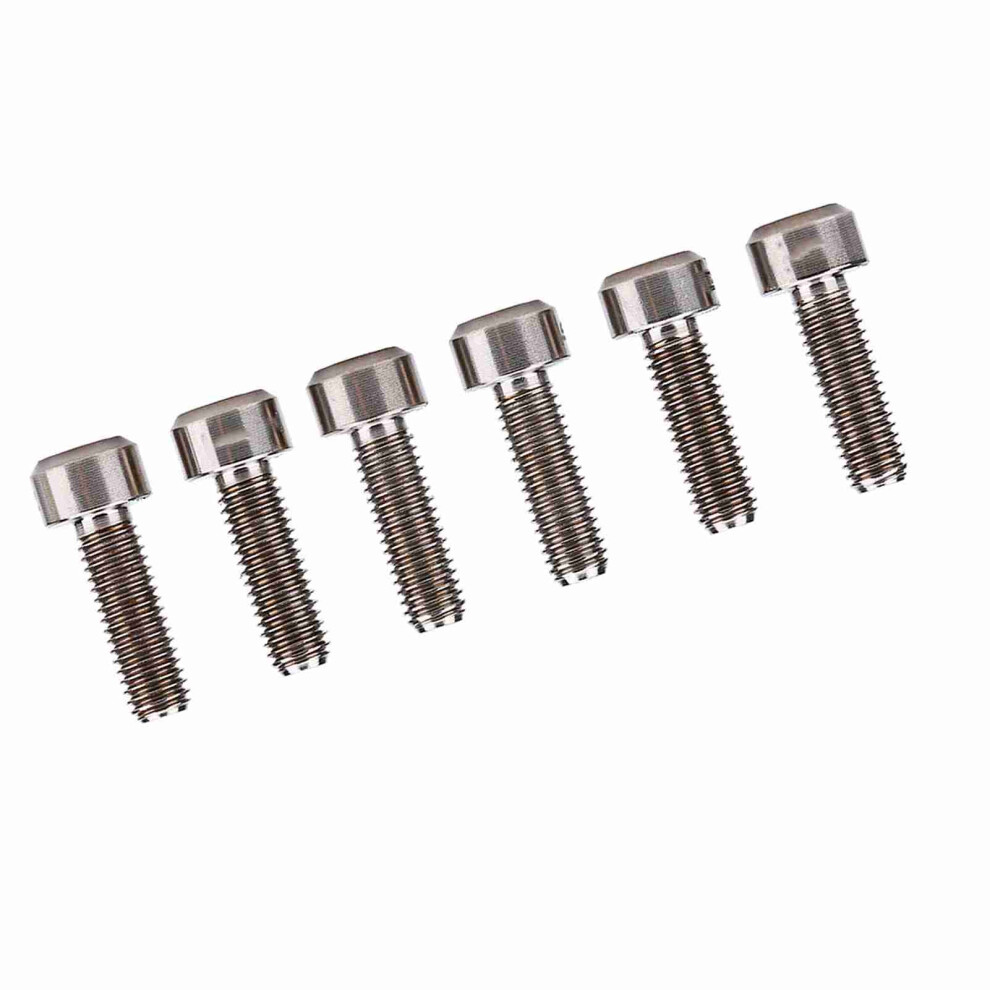 6Pcs M5x16mm High-Strength Titanium Bolts For Mountain Bike Stems 4691341242981