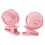 Clip-On-Ventilator ABS 18650 3-Stufen Pink 720 USB-Mini 16