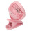 Clip-On-Ventilator ABS 18650 3-Stufen Pink 720 USB-Mini 5