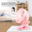 Clip-On-Ventilator ABS 18650 3-Stufen Pink 720 USB-Mini 13