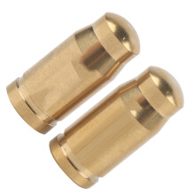 Gold TC4 Titanium Alloy Bike Valve Caps for Inner Tube Nozzle 2 Pcs/Lot