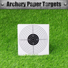 Bow Shooting Practice 100pcs 14*14cm Archery Target Paper Sheets