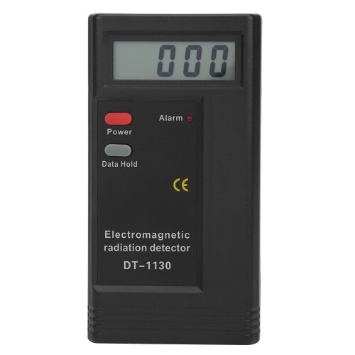PC Battery LCD EMF Meter 50Hz-2000MHz Radiation Detector Compact Black 1