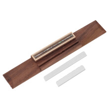 Gitarre Steg-Sattel Nuss Satz Rosenholz Knochen