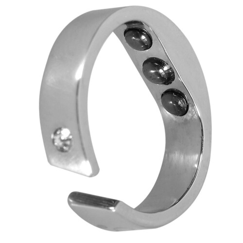 Adjustable Titanium Snoring Relief Ring Safe Acupressure Treatment 2