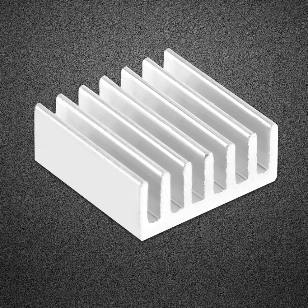 Small Aluminum Heatsink Cooling Kit 14X14x6mm With Adhesive - 12Pcs Set 8141341249542
