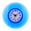 Waterproof Quartz Wall Clock with Suction for Bathroom Kitchen - Blue 2