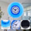Waterproof Quartz Wall Clock with Suction for Bathroom Kitchen - Blue 7