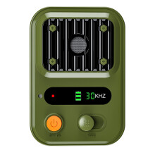 (green) 3-level Dog Barking Deterrent Device Rechargeable Ultrasonic Warning