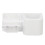 Wall Mounted Waterproof Toothbrush Holder with Self-Adhesive Mounting 3