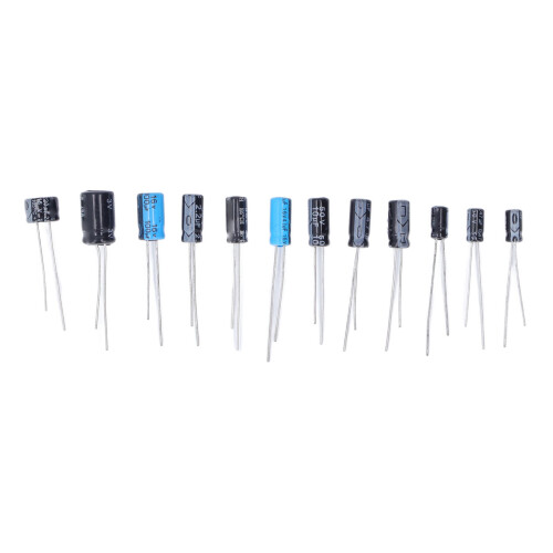 120Pcs 12 Types Electrolytic Capacitor Assortment