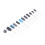 120Pcs 12 Types Electrolytic Capacitor Assortment 10